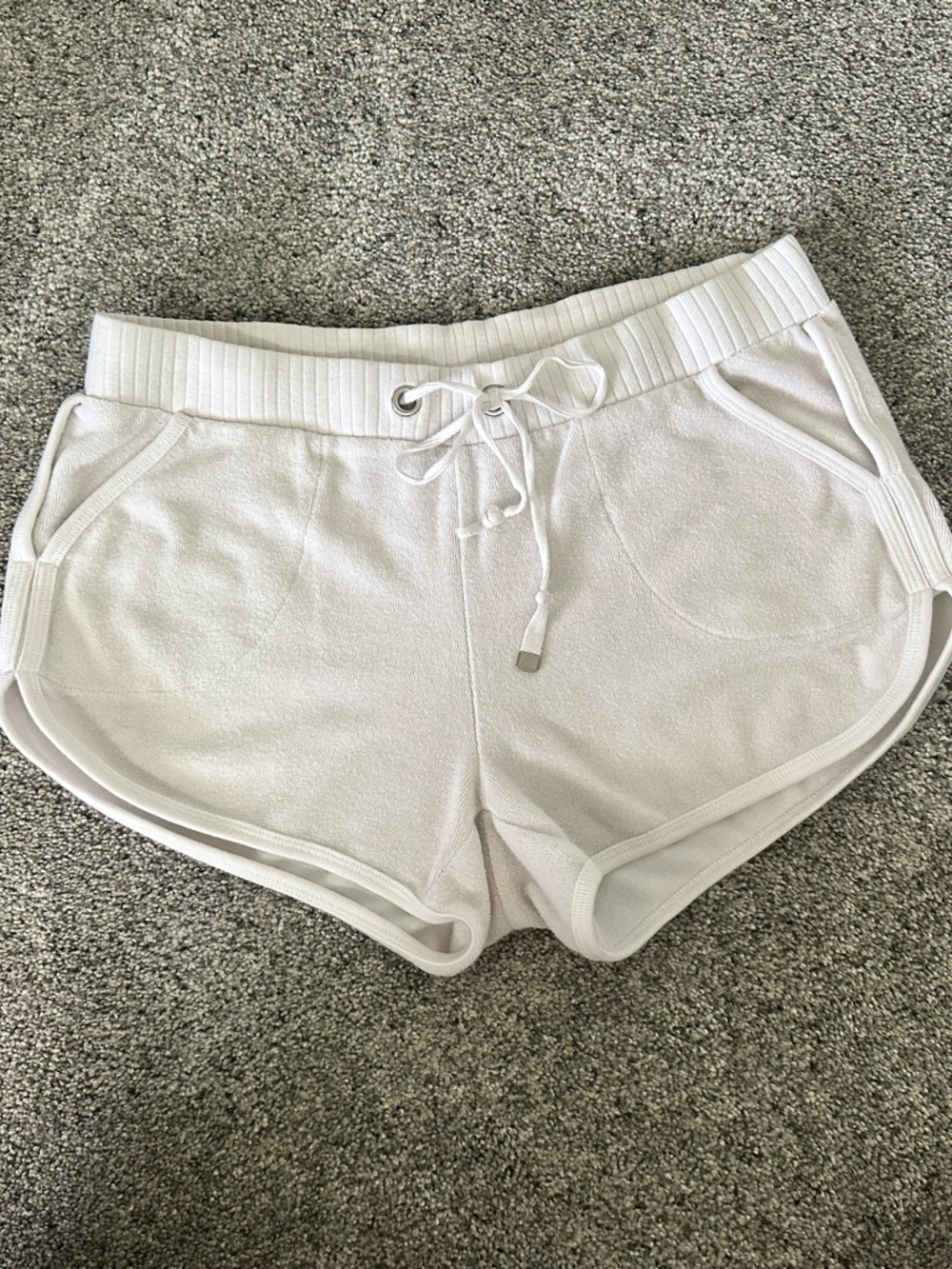 🌻3 for $13🌻 Victoria Secret | Women’s White Terry Shorts Size XS